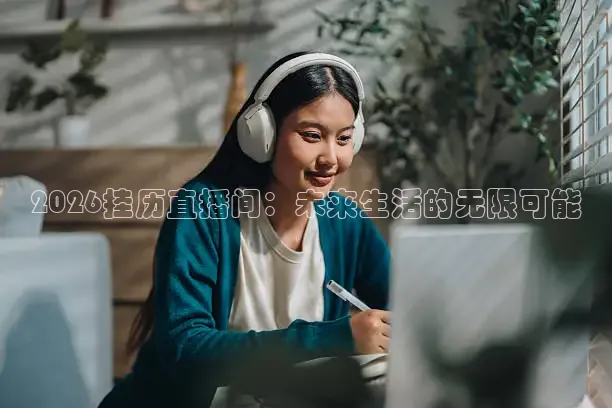 2026挂历直播间：未来生活的无限可能